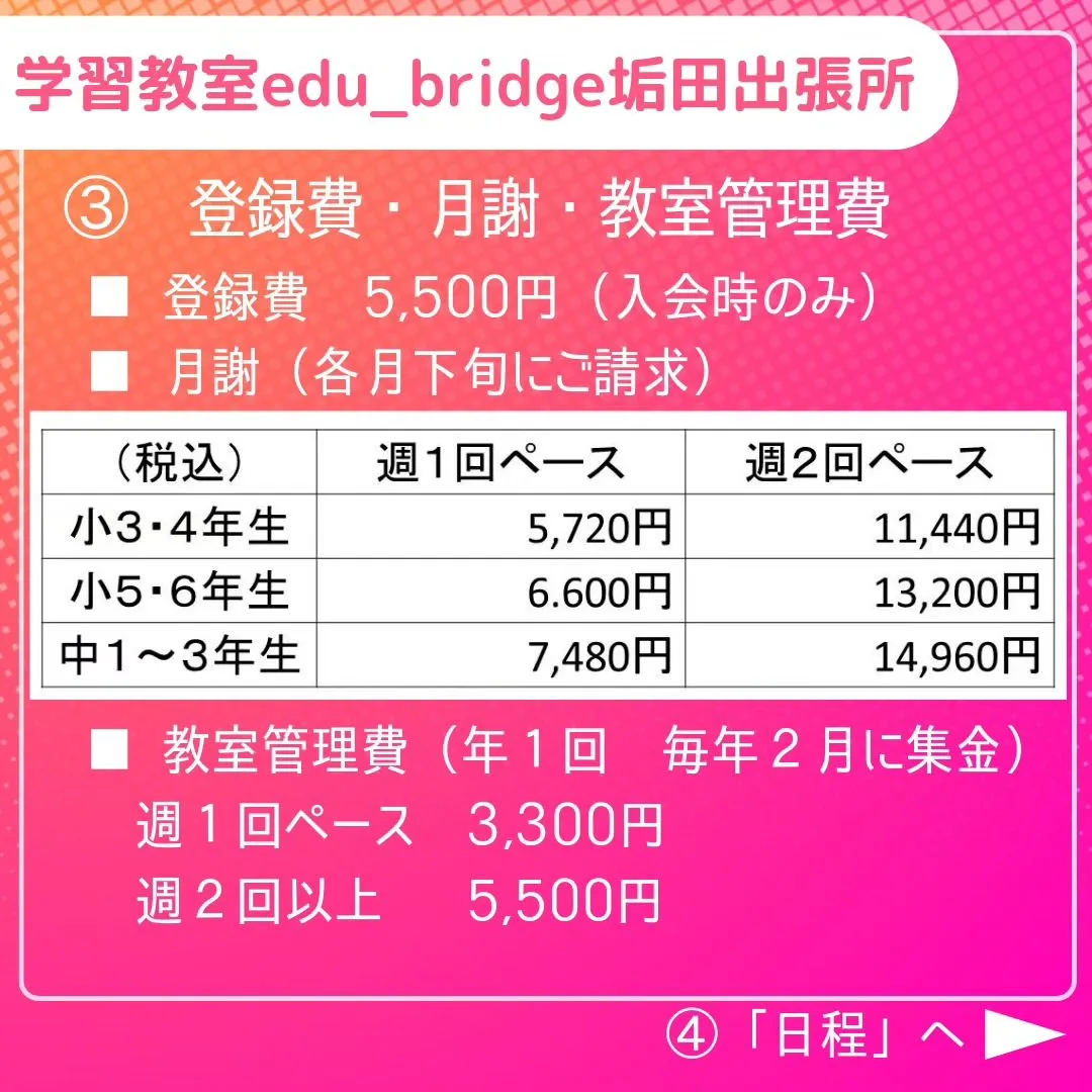 2024年度　学習教室edu_bridge垢田出張所