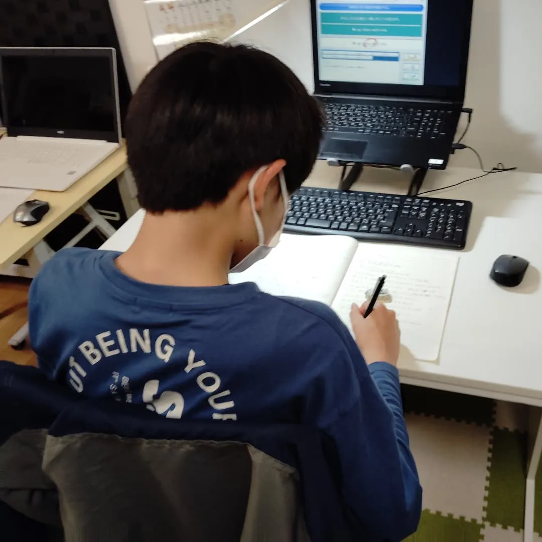 『連休明けたらテスト…イヤ…』といいつつがんばる子多数の木曜...