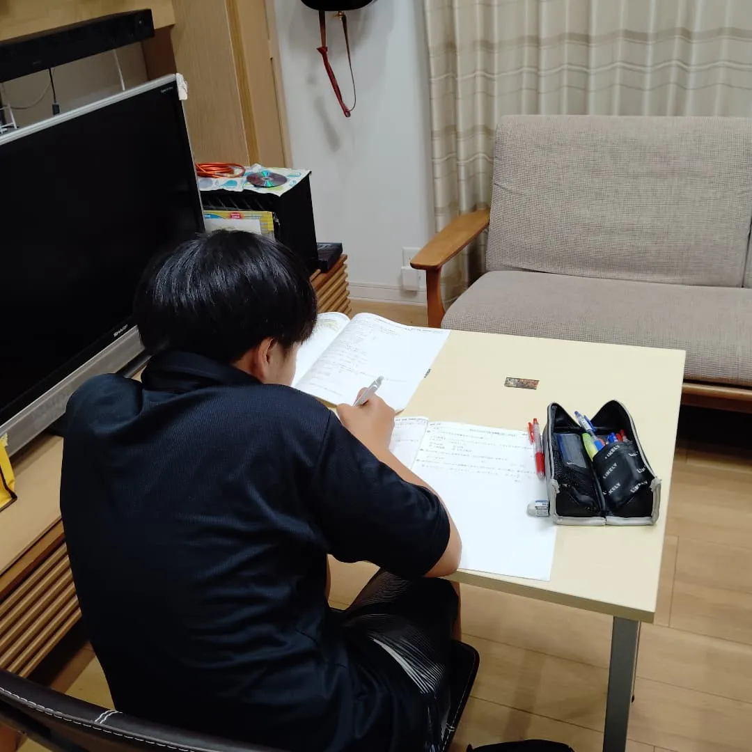 山の田中・川中中の子ら、期末テストお疲れさん！水曜日19:4...