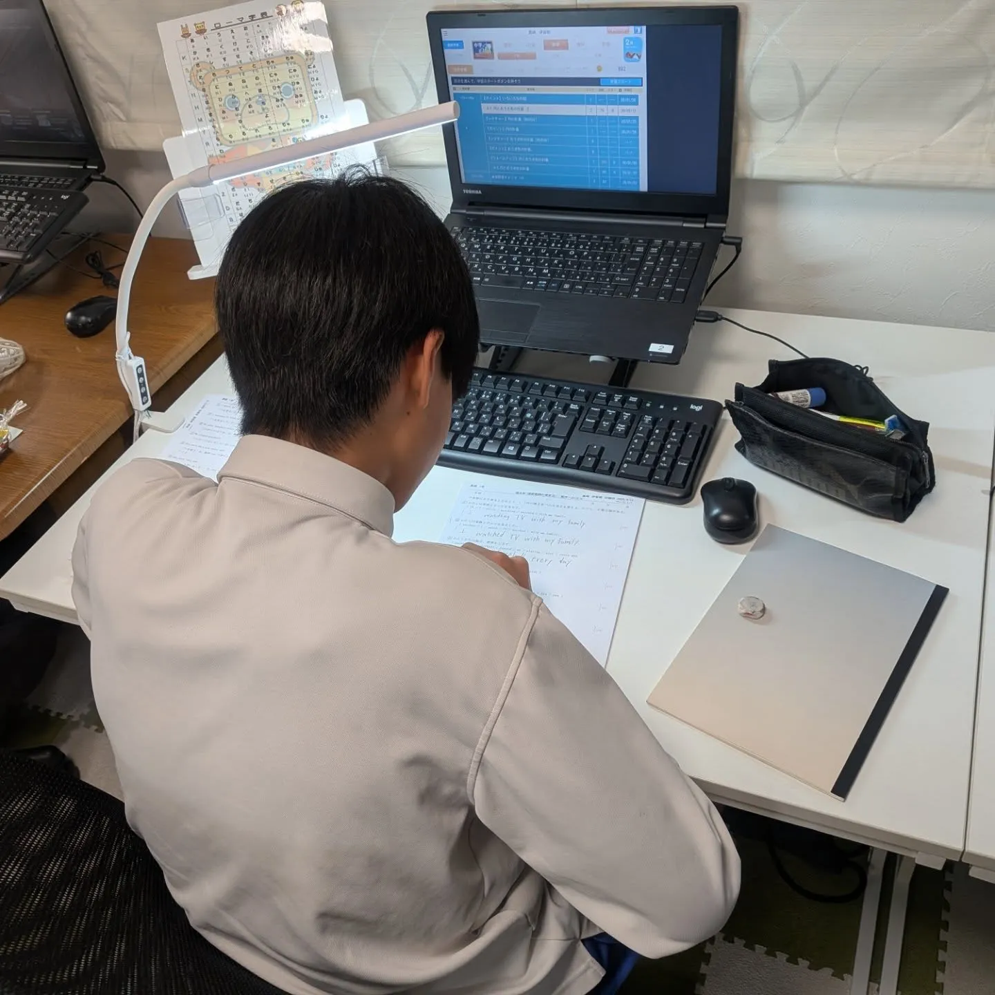 ワーク３周目で定着を図る！木曜日17:20〜は学習教室edu...