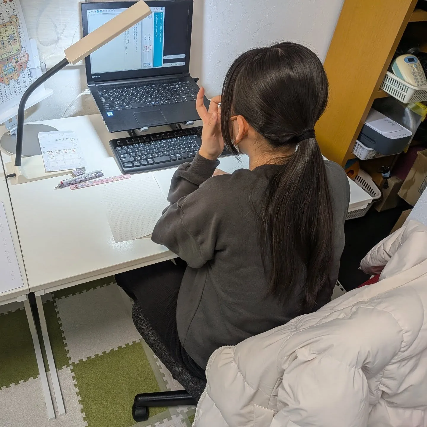 学習教室の方も新たな学びがスタート！水曜日16:20〜は学習...