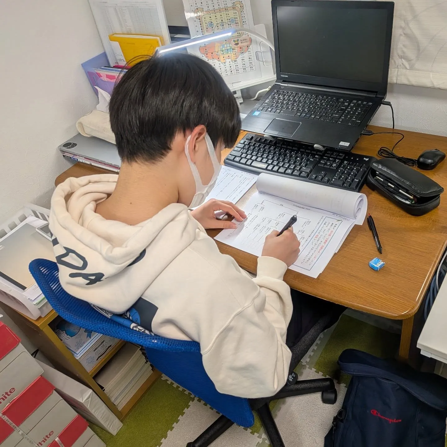 学習教室の方も新たな学びがスタート！水曜日16:20〜は学習...