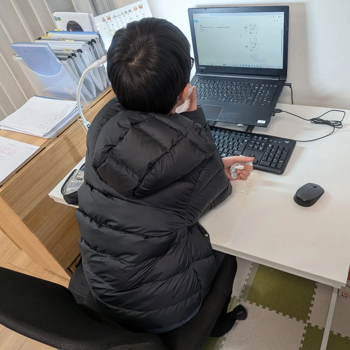 テストで成長する私。