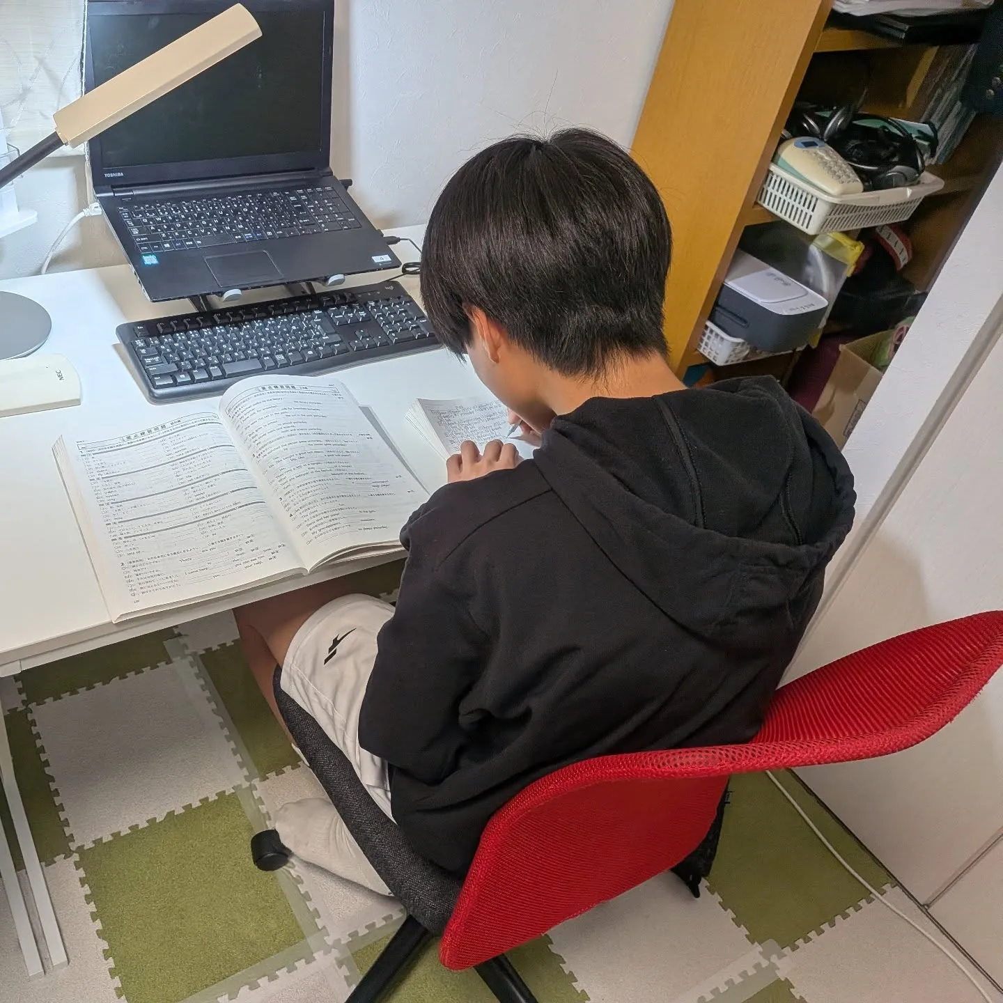 テストで成長する私。