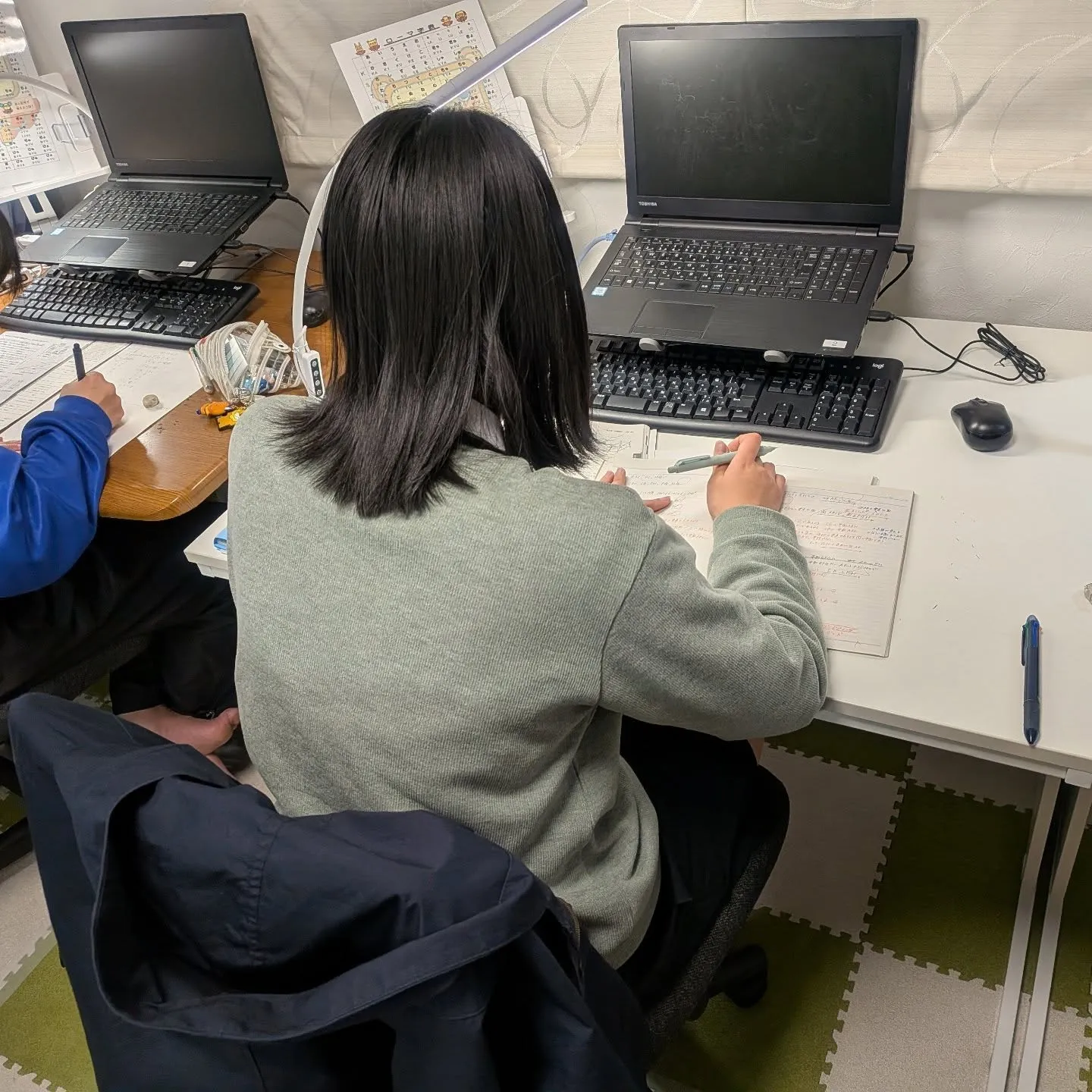 テストで成長する私。