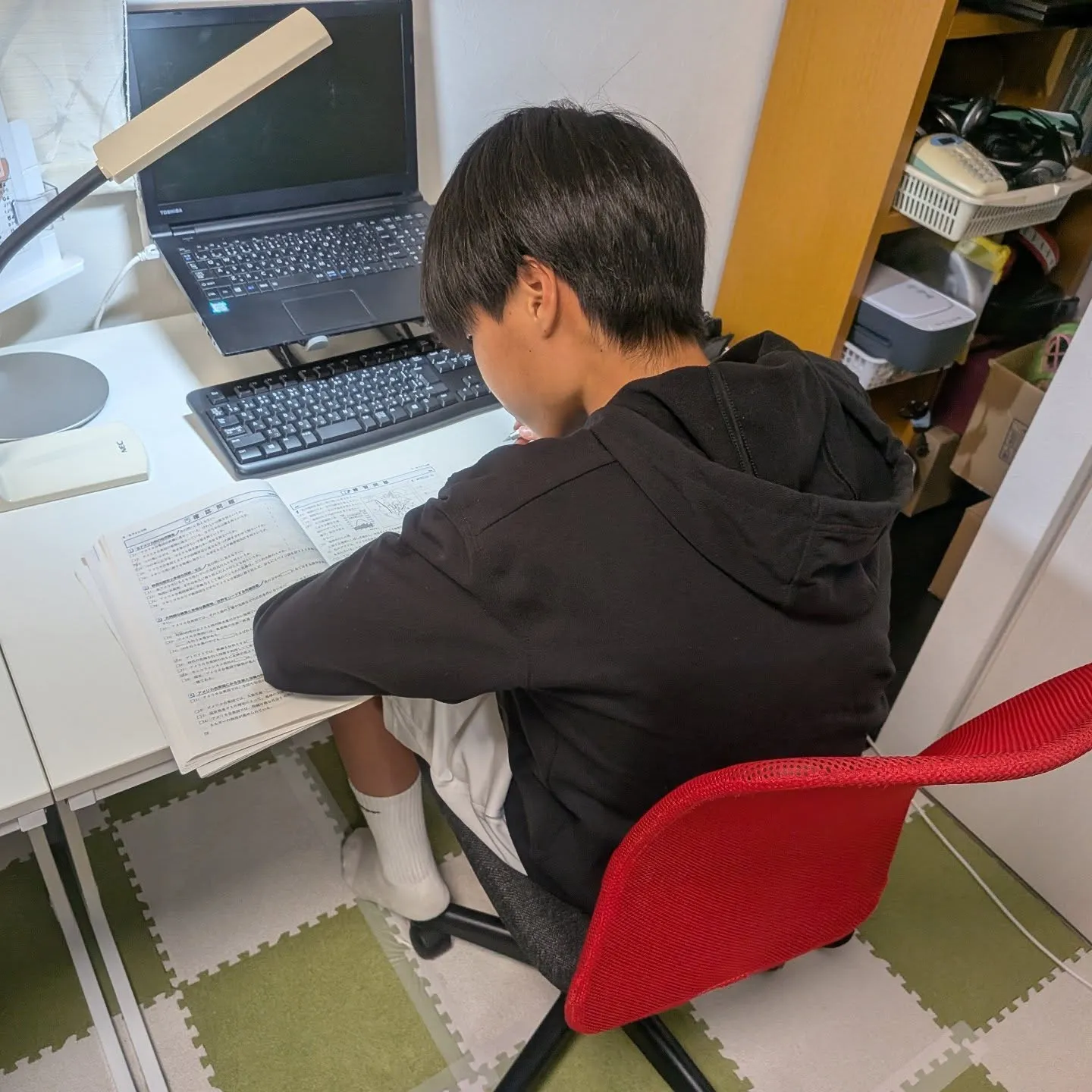 テストで成長する私。