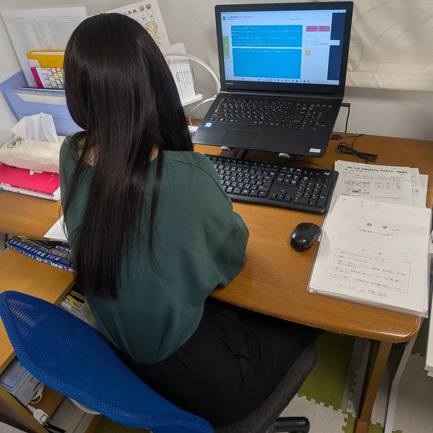 受験生来なかったら、なんかさみしい…木曜日17:20〜は学習...