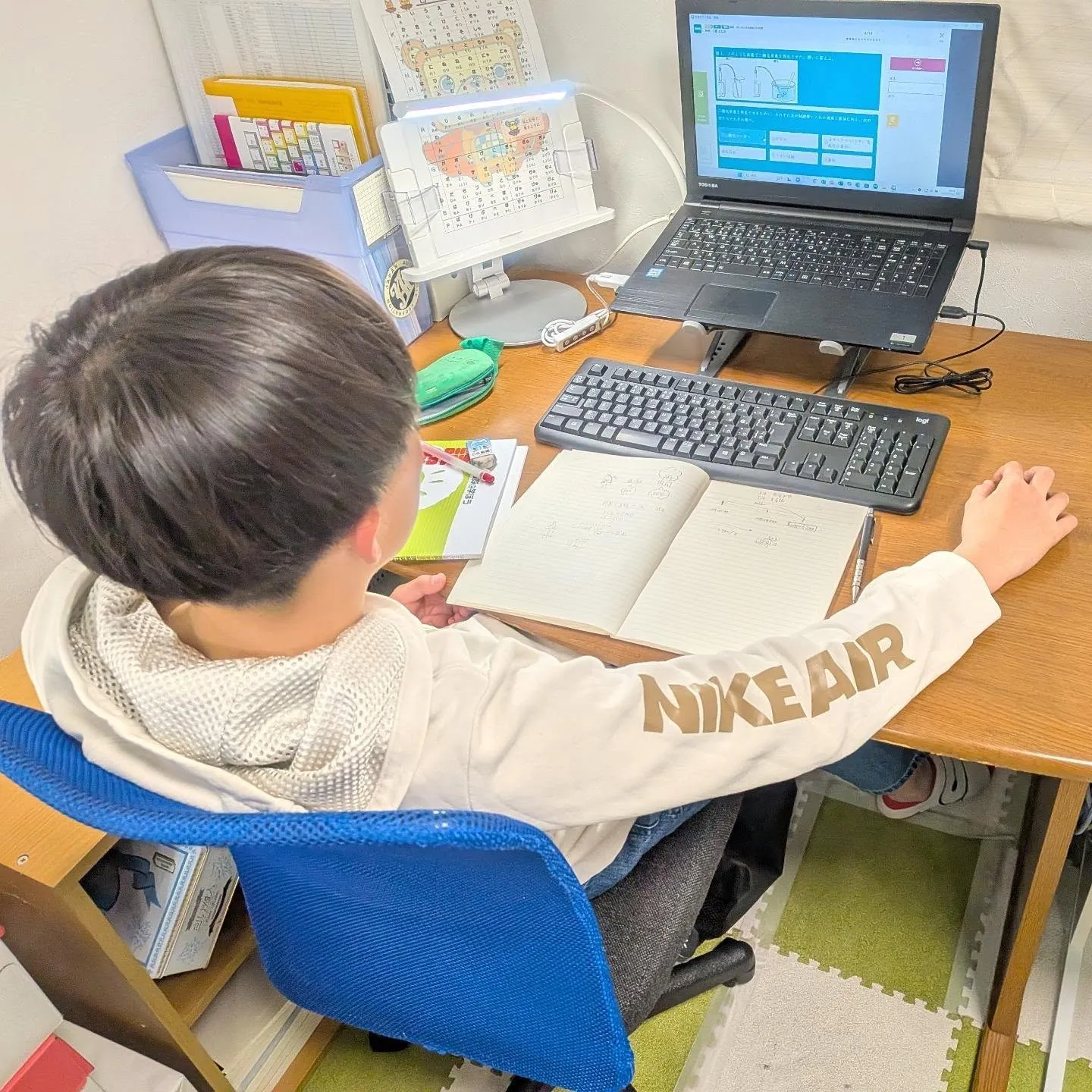 少しずつ、新学年準備