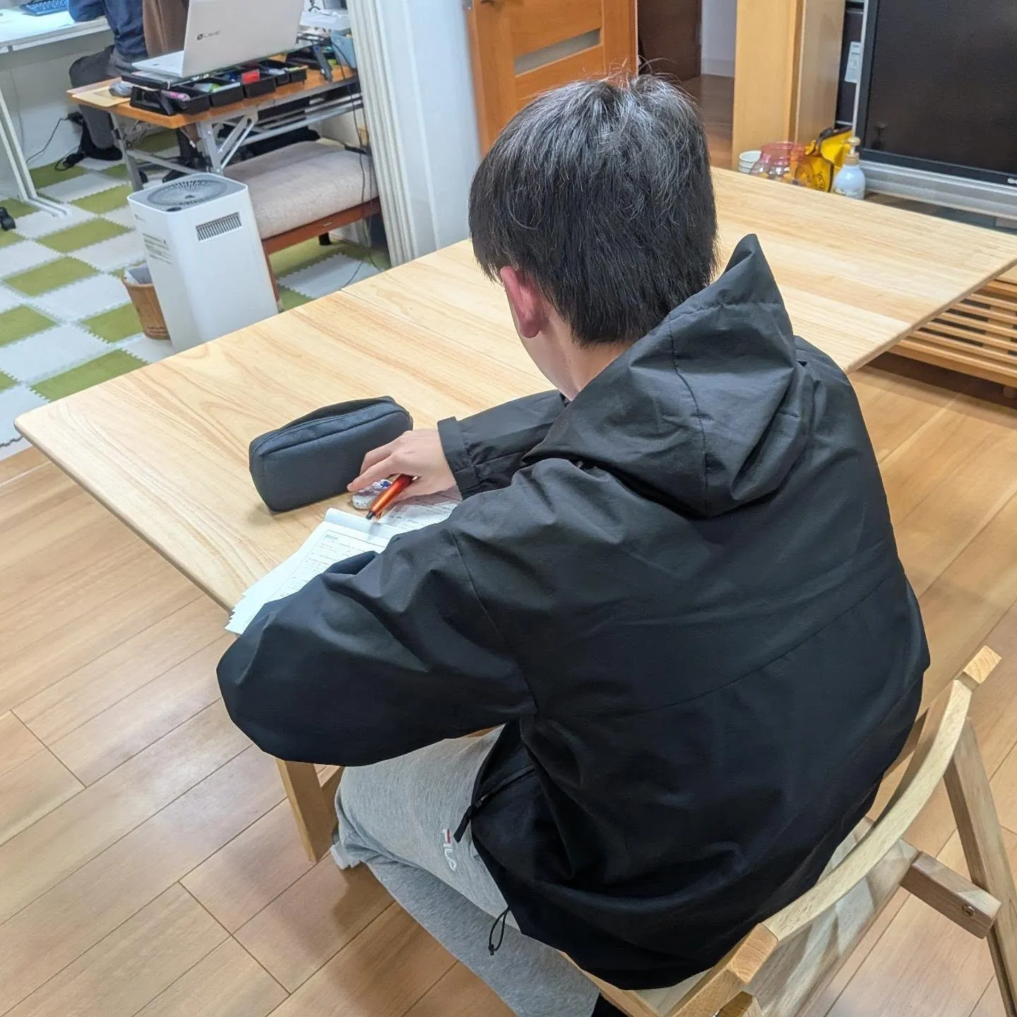 すこ〜しずつ、宿題が増えている😀