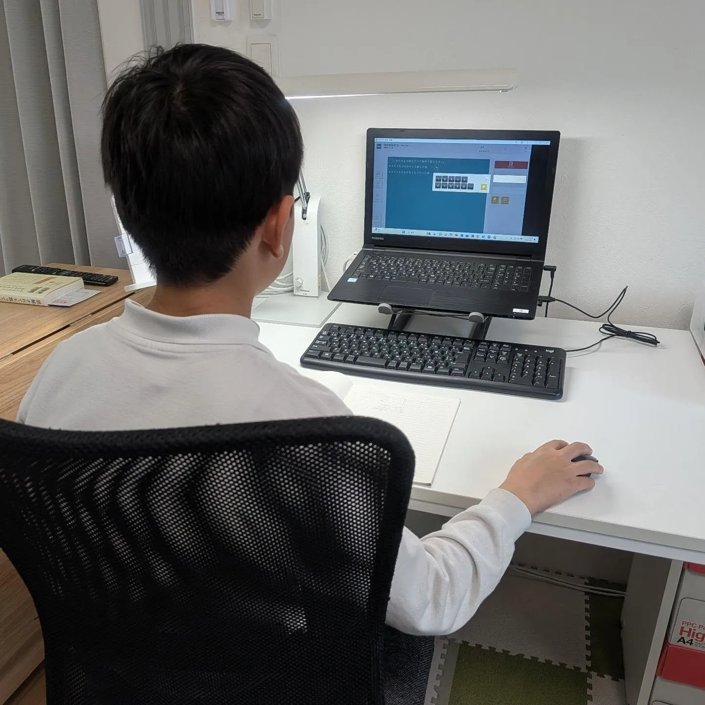 今日は安岡小の参観日！