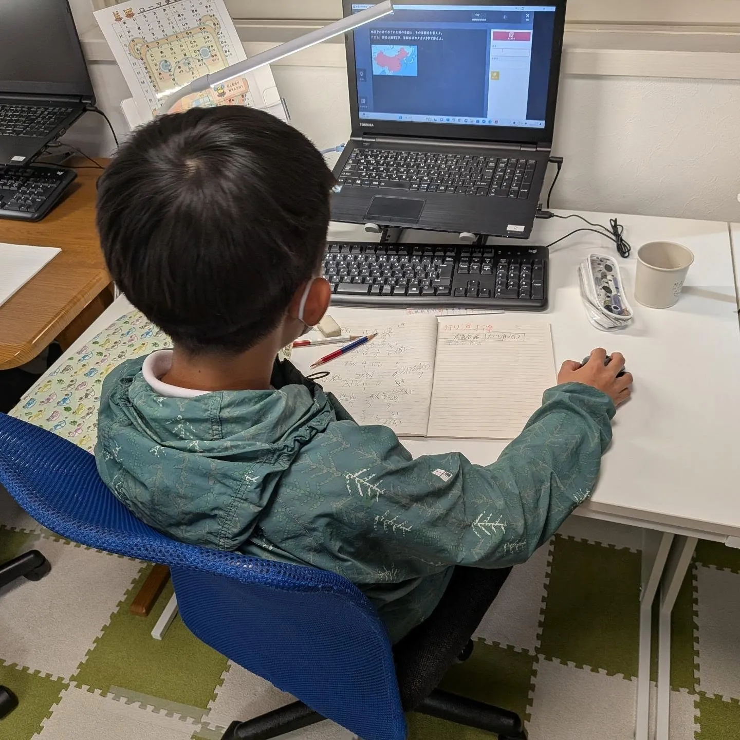 川中中は中間テスト範囲発表！