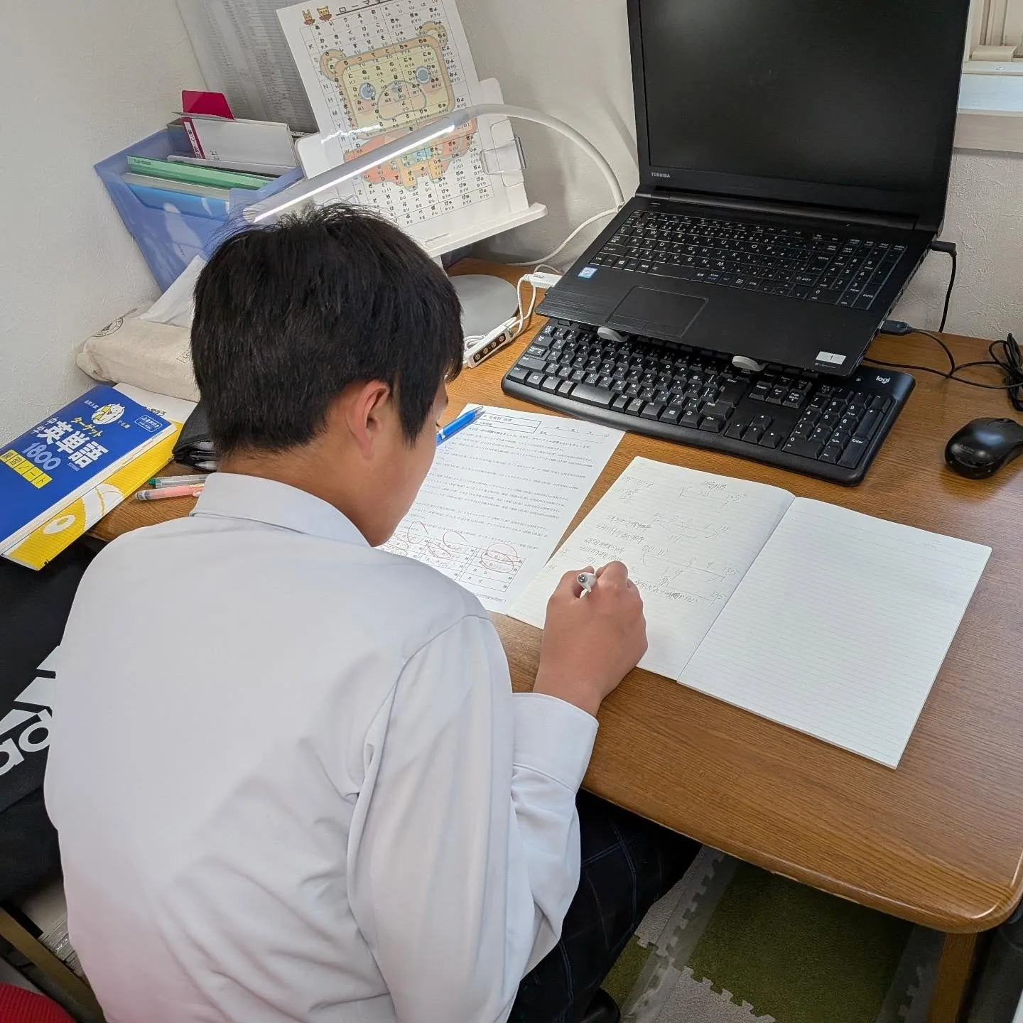 川中中は中間テスト範囲発表！