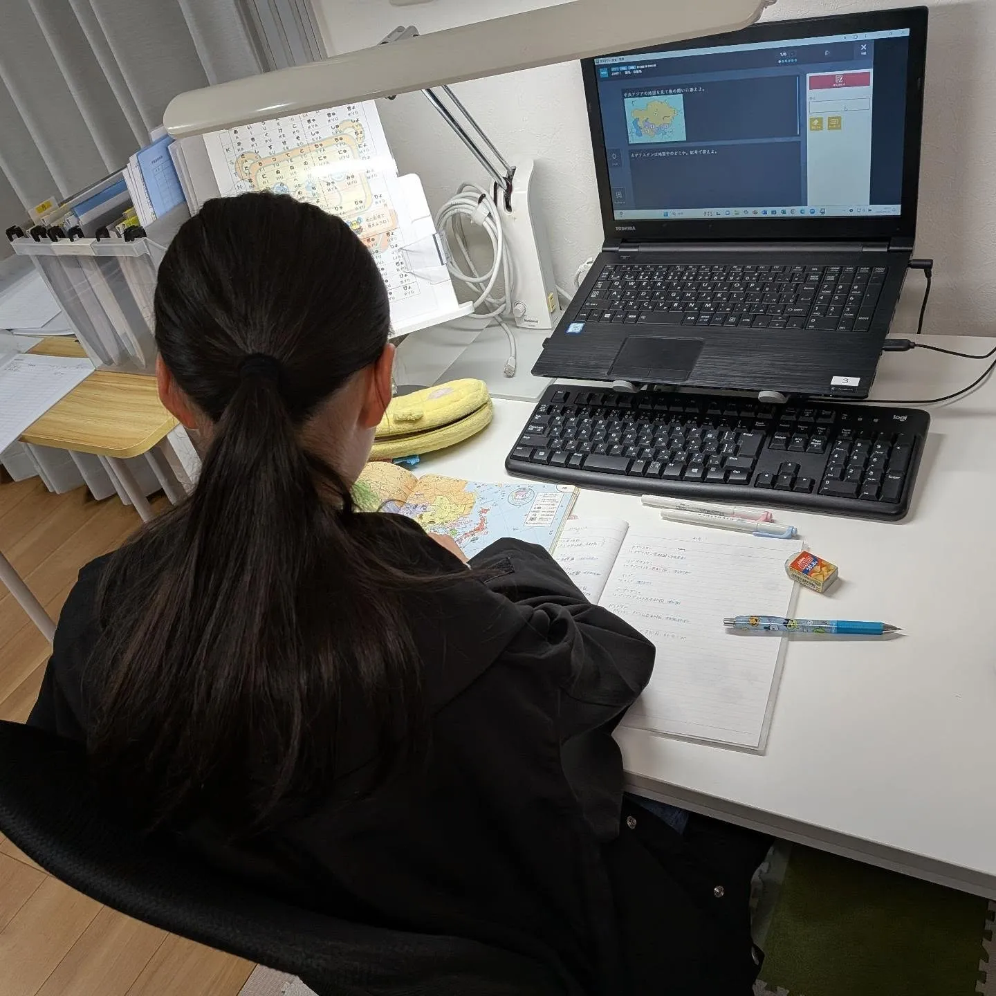 川中中は中間テスト範囲発表！