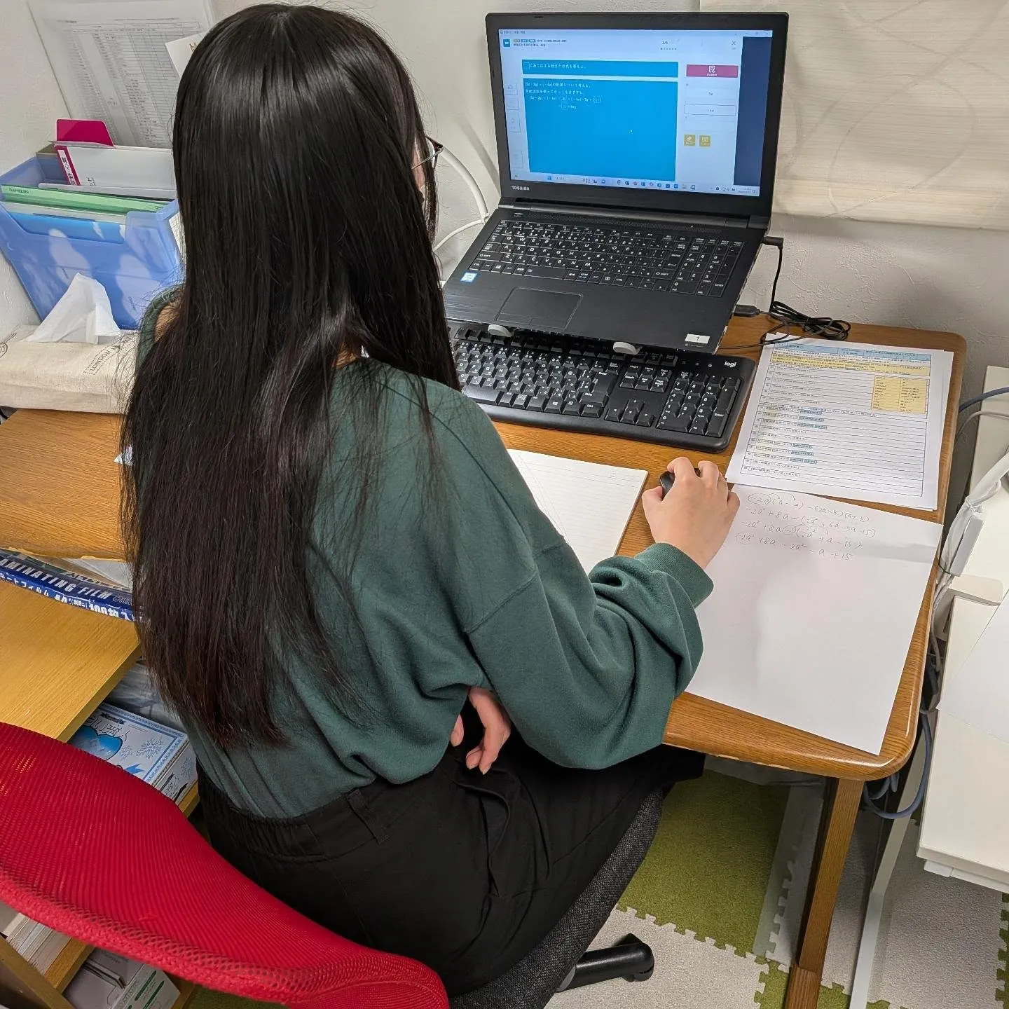 川中中は中間テスト範囲発表！