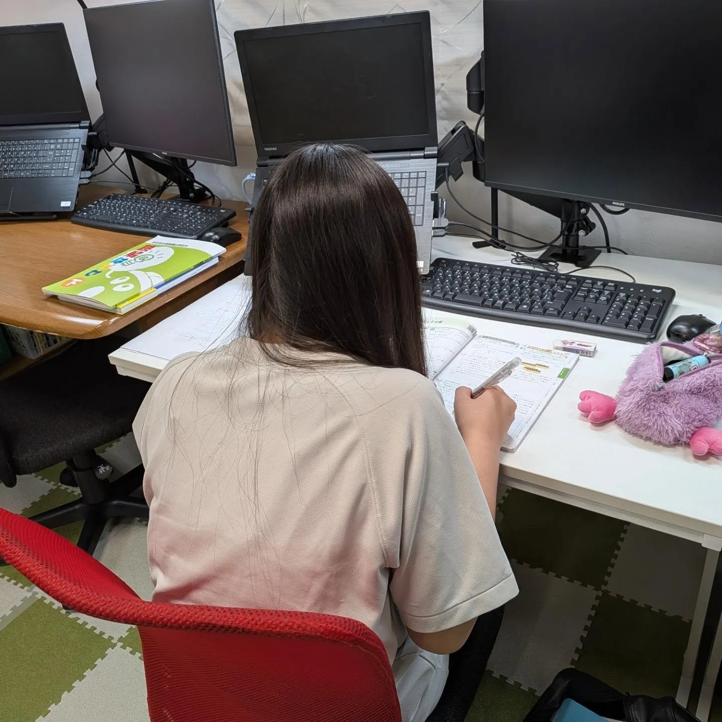 引き続き、期末テストの解き直しを丁寧に…