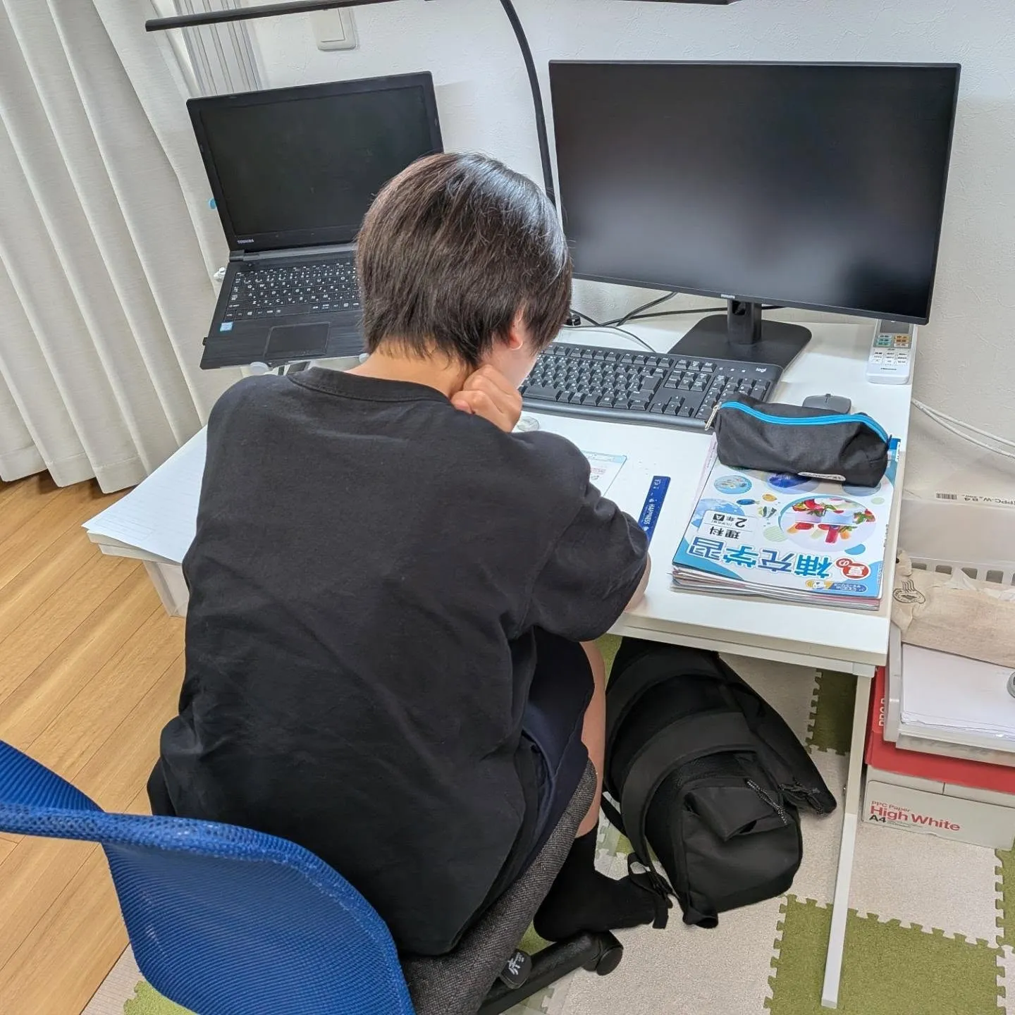 保護者の方々との情報交換で考え深まる