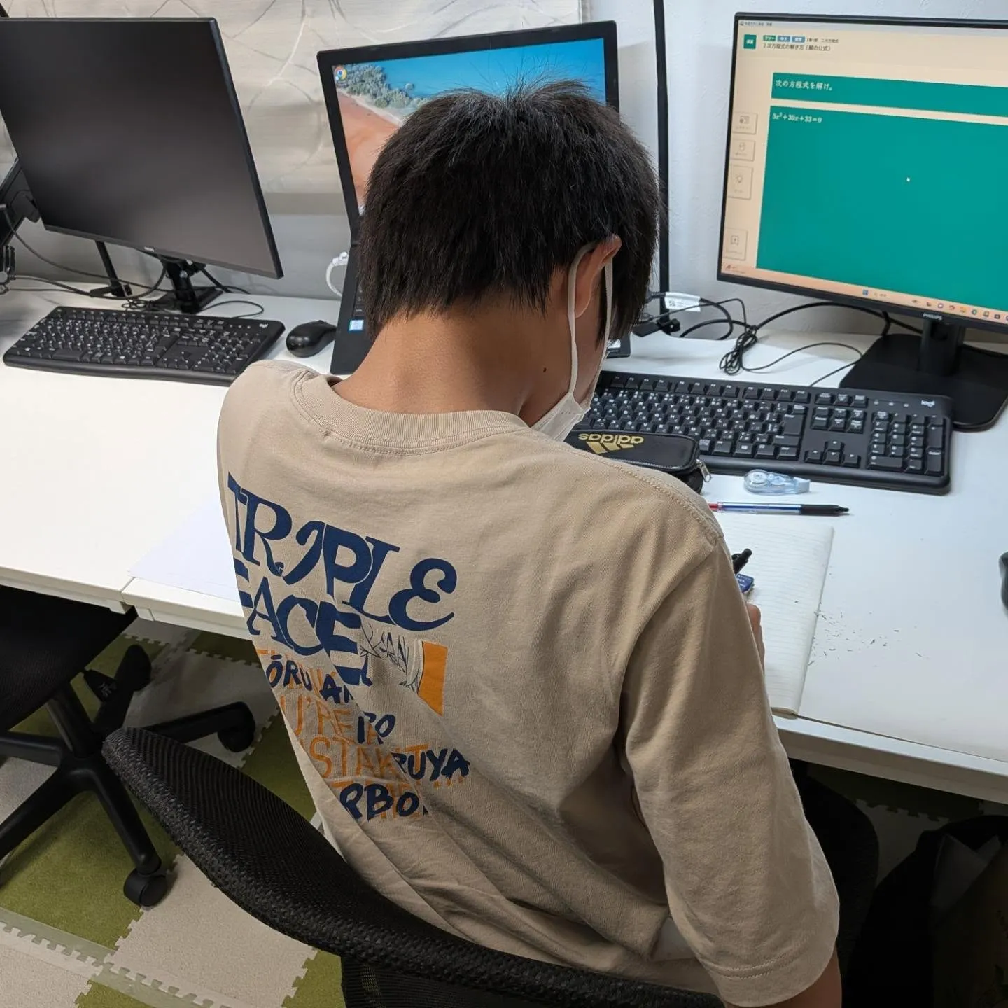 保護者の方々との情報交換で考え深まる