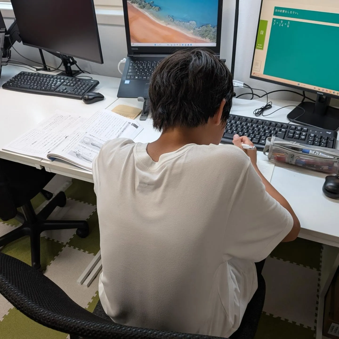 保護者の方々との情報交換で考え深まる