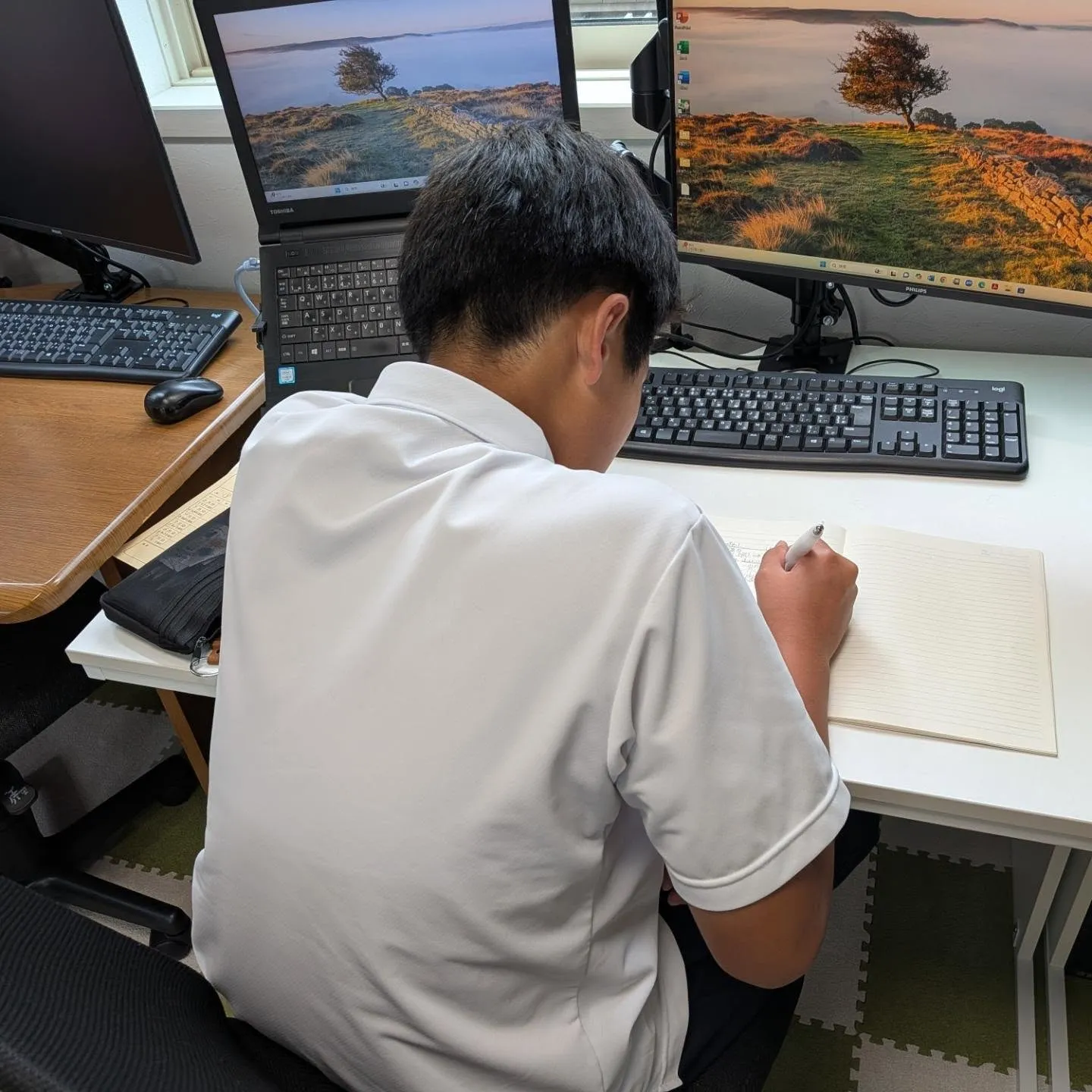 保護者の方々との情報交換で考え深まる