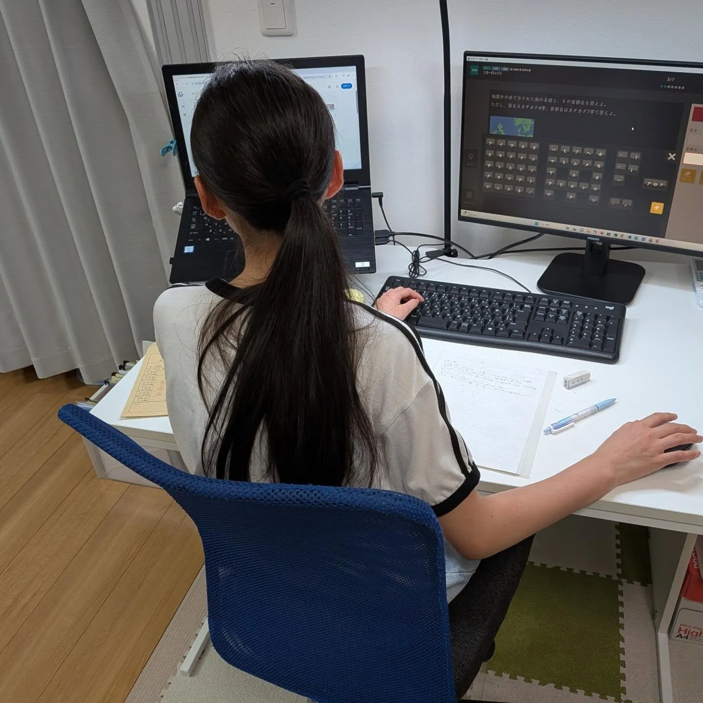 保護者の方々との情報交換で考え深まる
