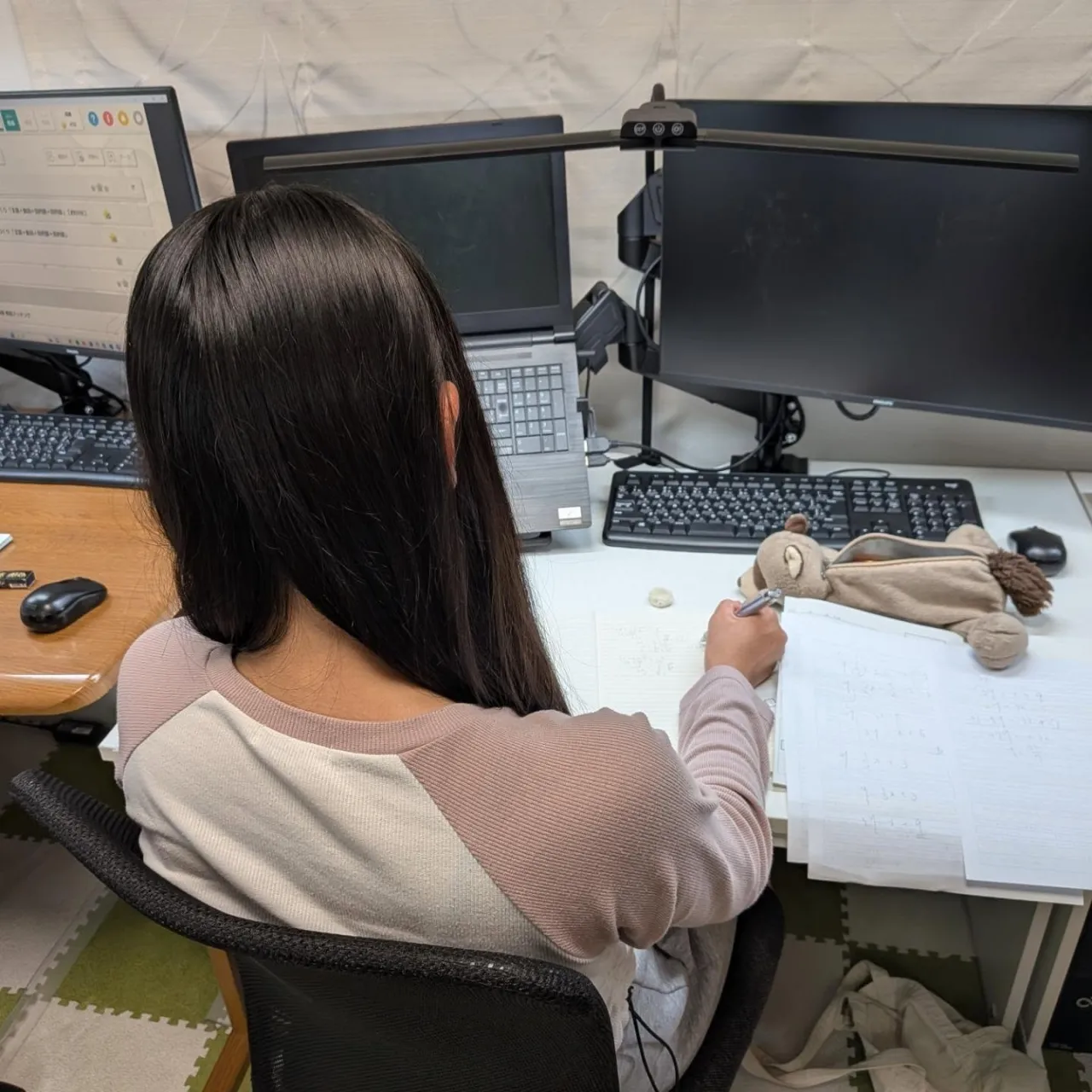 今日からうちは「布袋学習教室」に改名